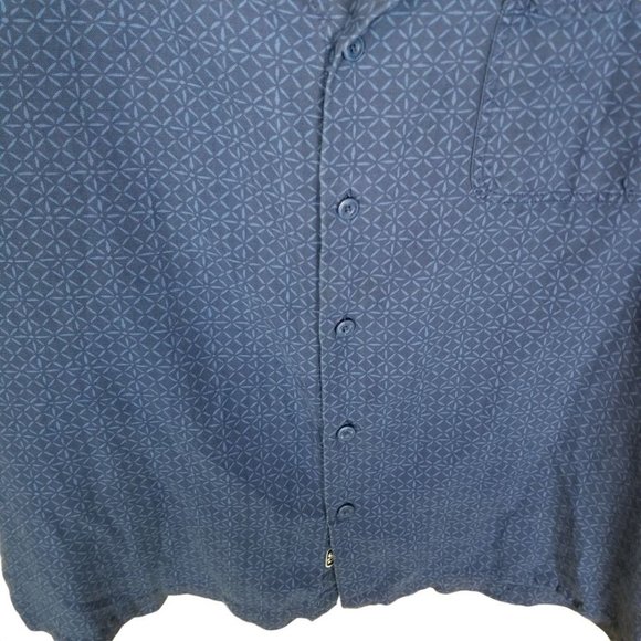 Nat Nast Luxury Originals Mens L Blue Geometric Pr - Picture 3 of 7